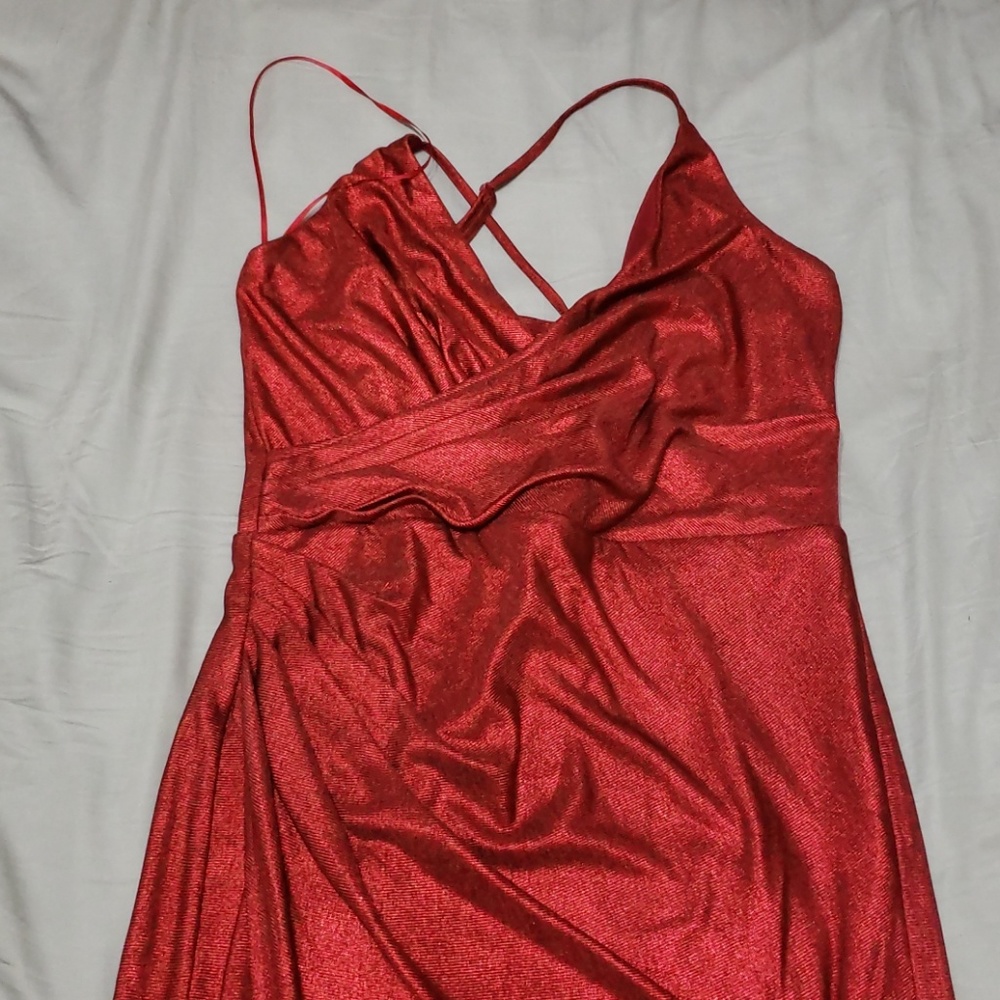 Staying in Paris Draped Dress